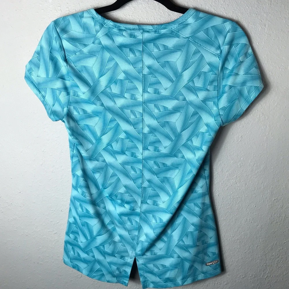 The North Face vapor wick short sleeve top‎ blue - Picture 2 of 6